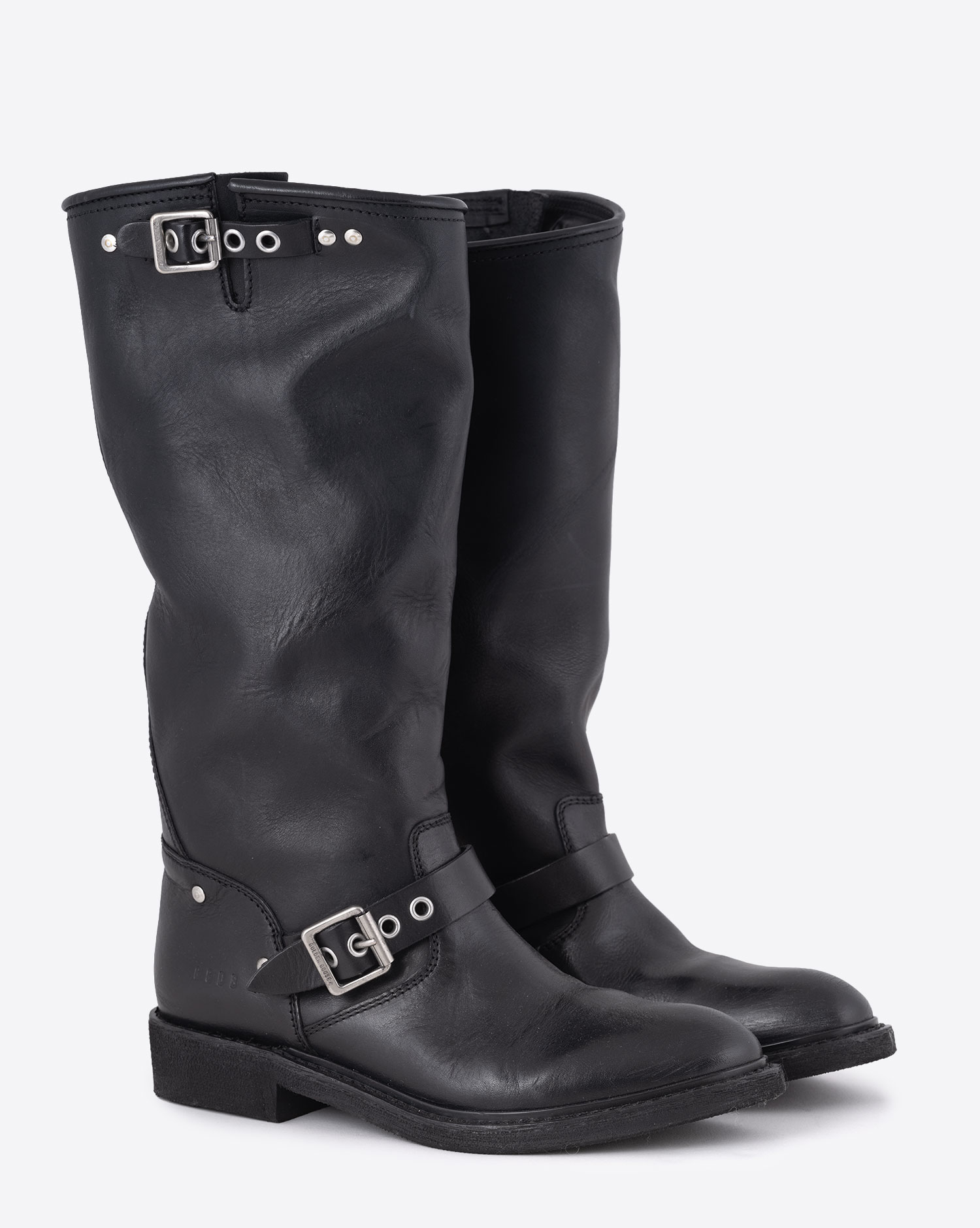 Golden Goose Femme Bottes Biker Montantes – Noir