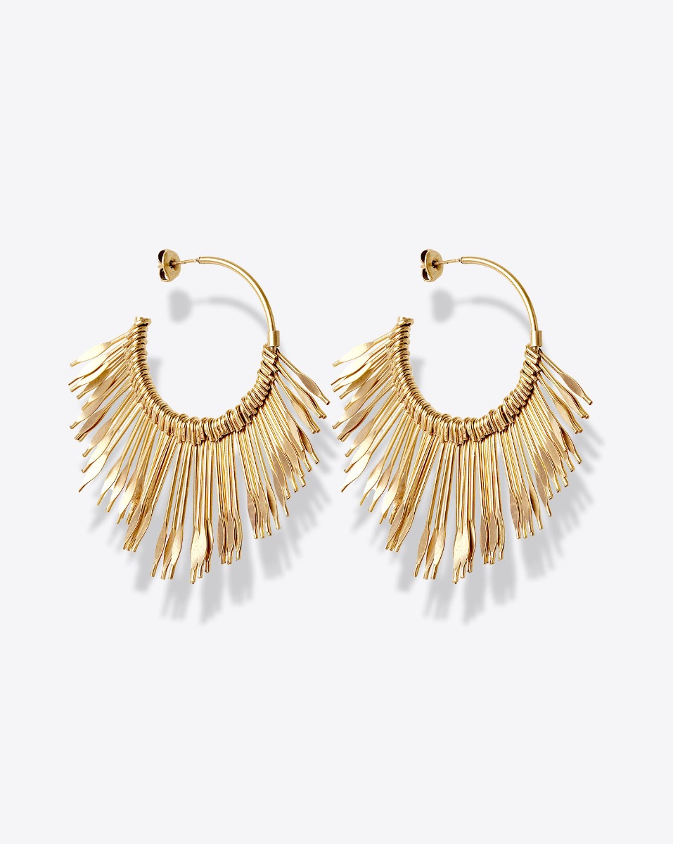 Isabel Marant Boucles d'Oreilles Aria – Métal Doré