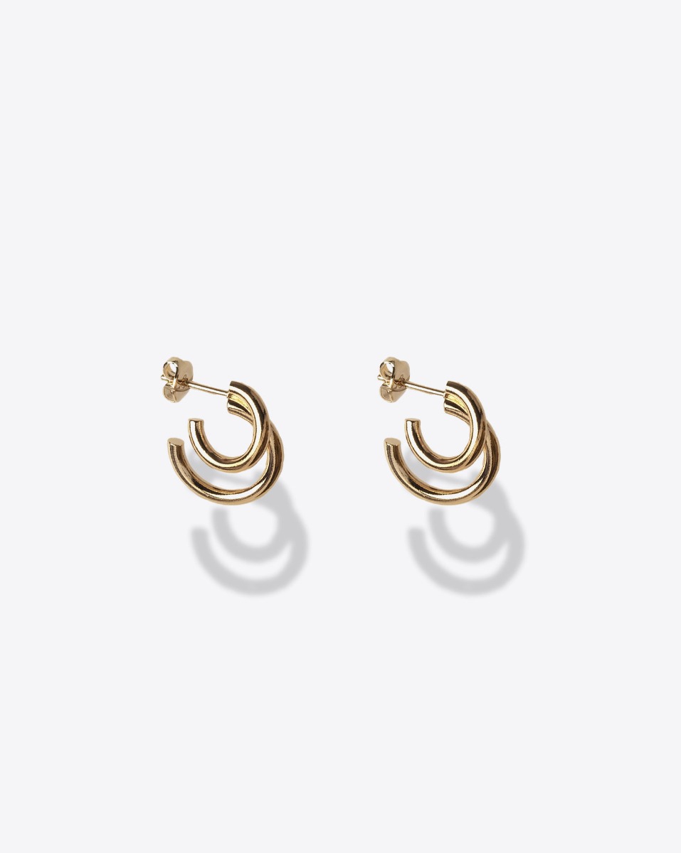 Isabel Marant Boucles d'Oreilles Saya Double – Métal Doré