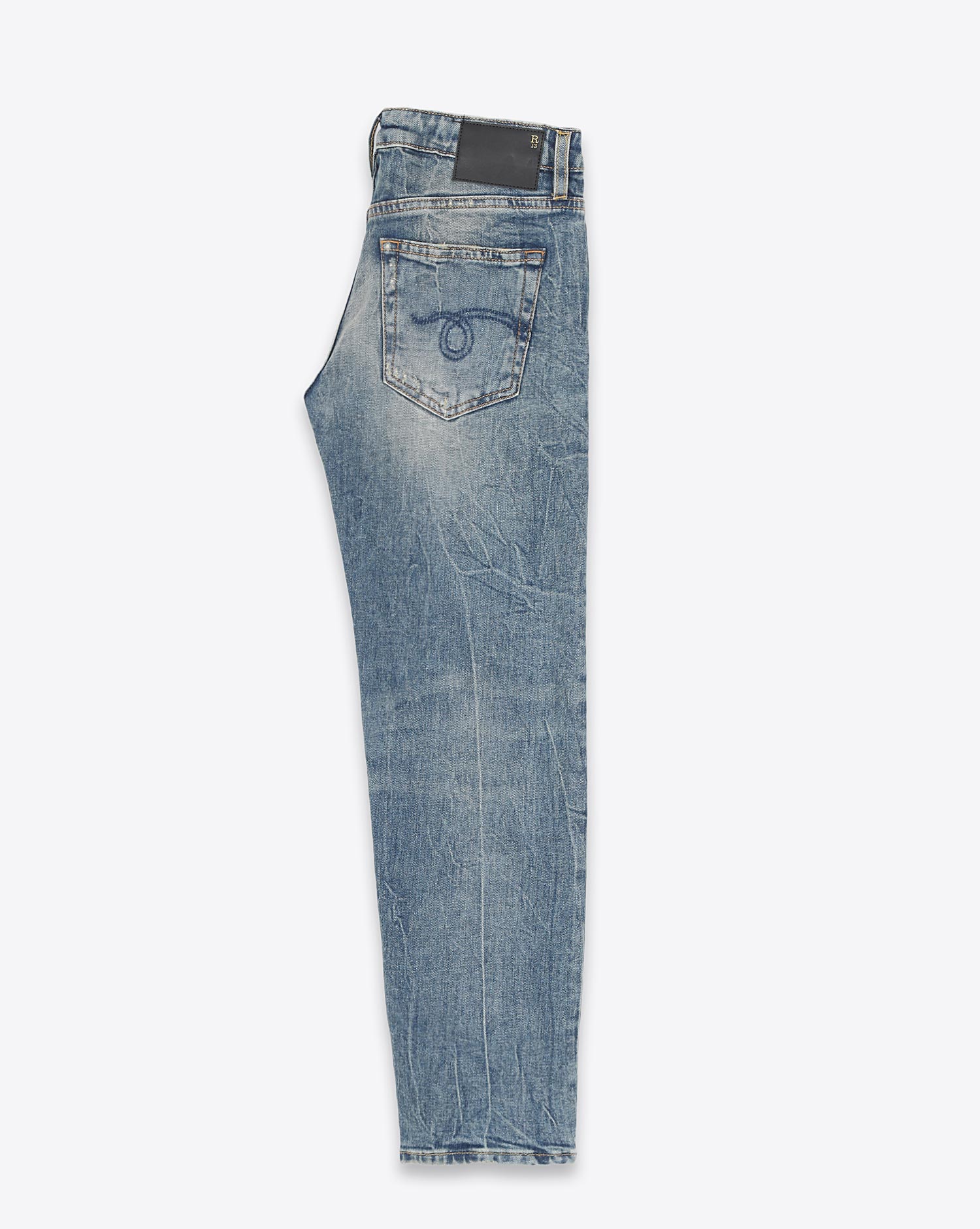 R13 Jean Boy Straight &ndash; Kelly Stretch
