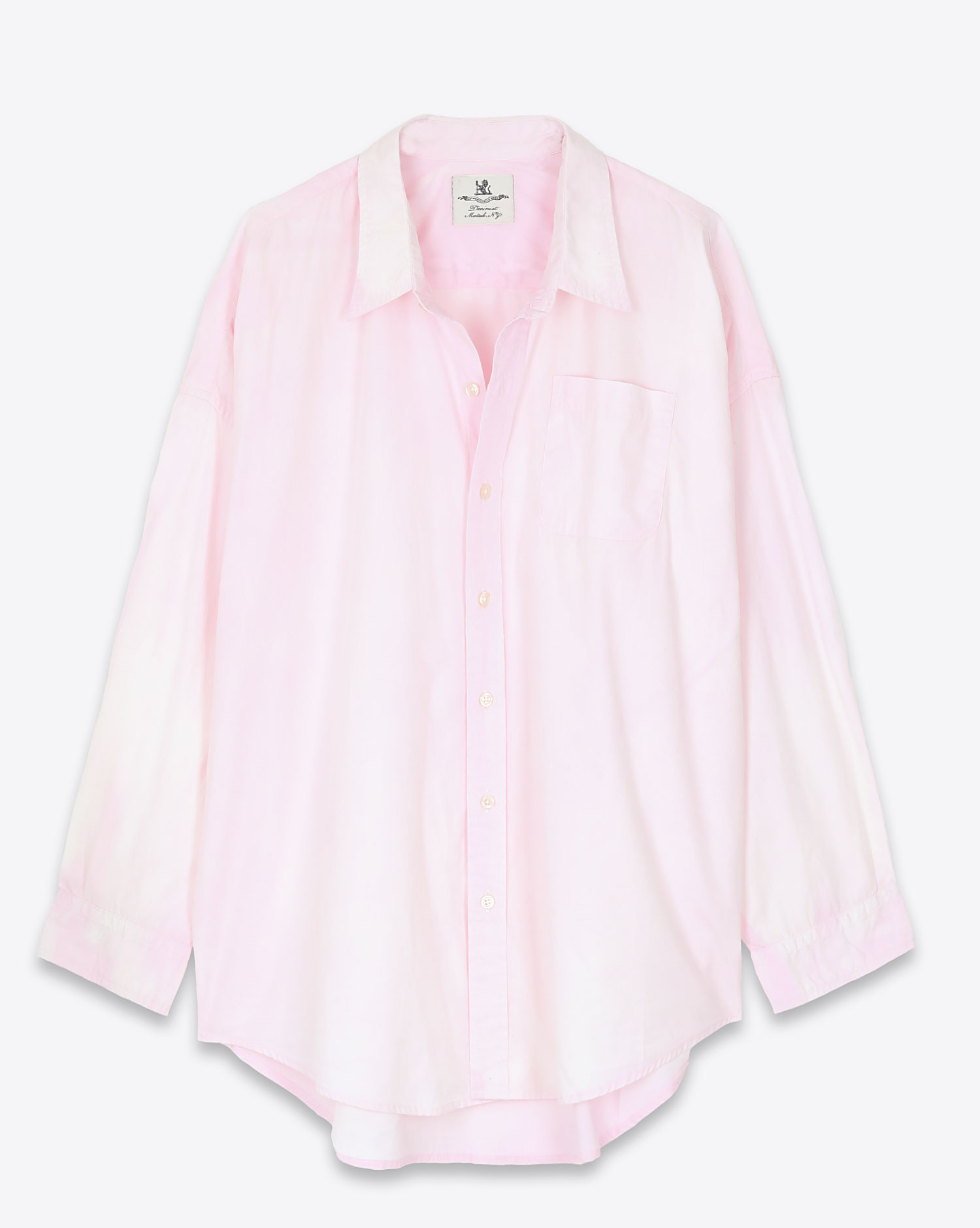 Denimist Button Front Shirt – Light Pink