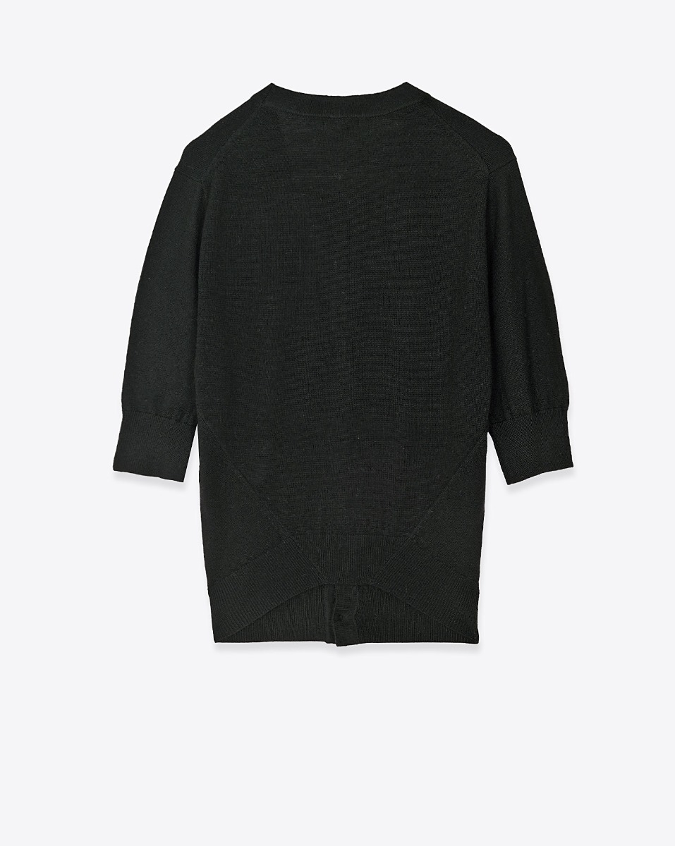 R13 Cardigan Elbow Sleeve – Noir