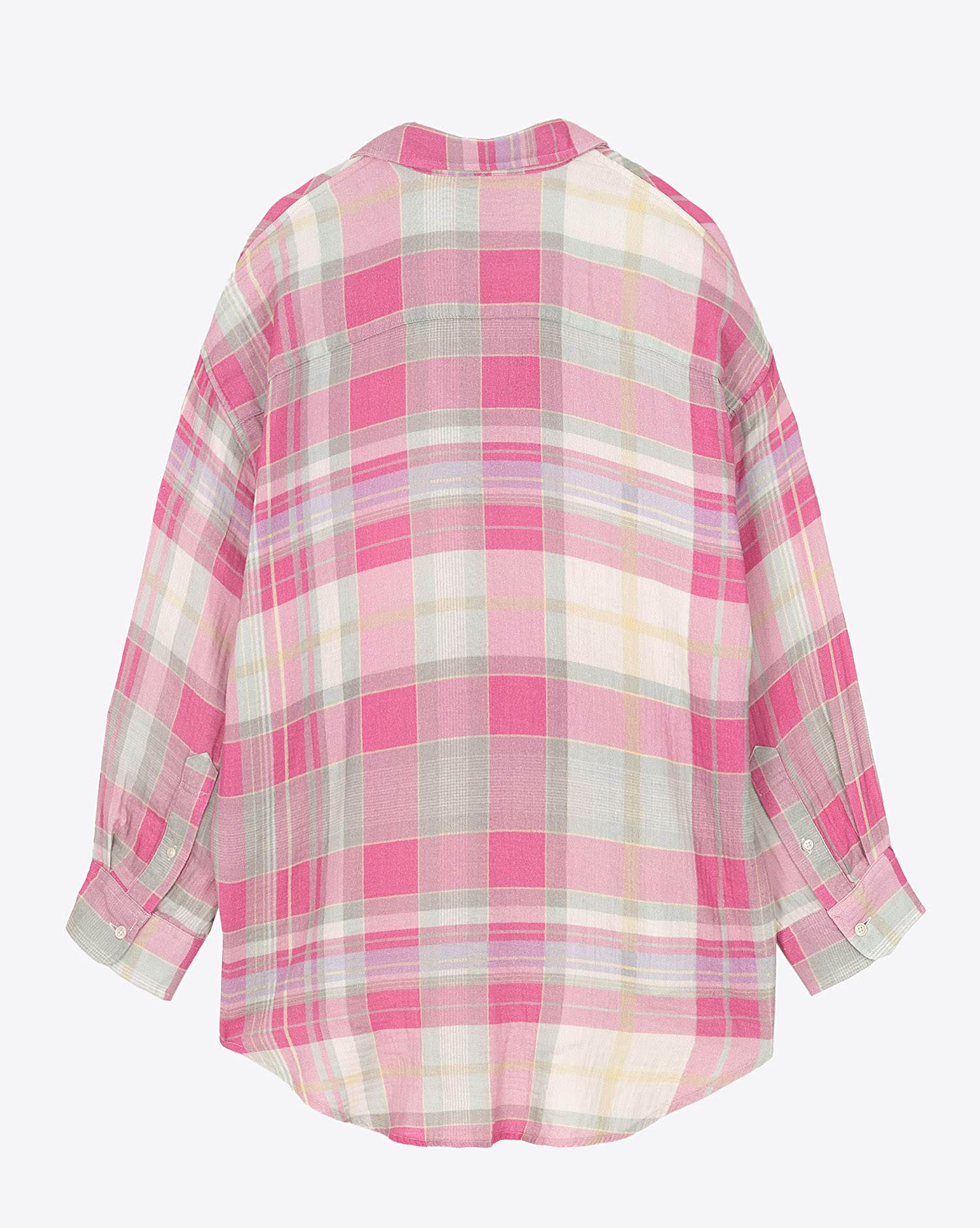 Denimist Chemise Button Front – Rose Vert Plaid