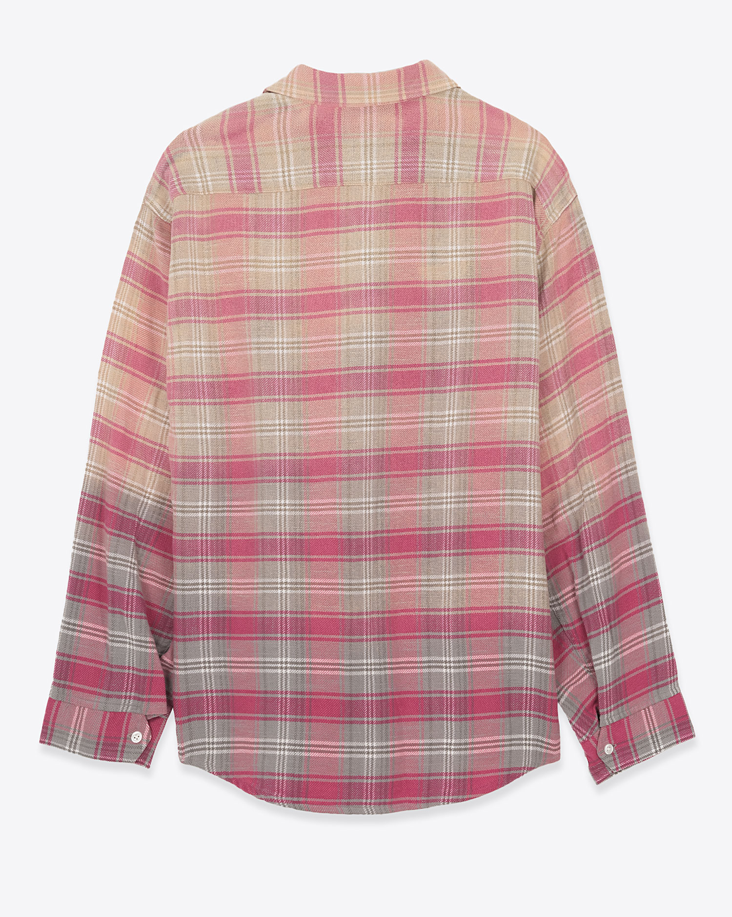 R13 Chemise Relaxed – Rose Gris Plaid