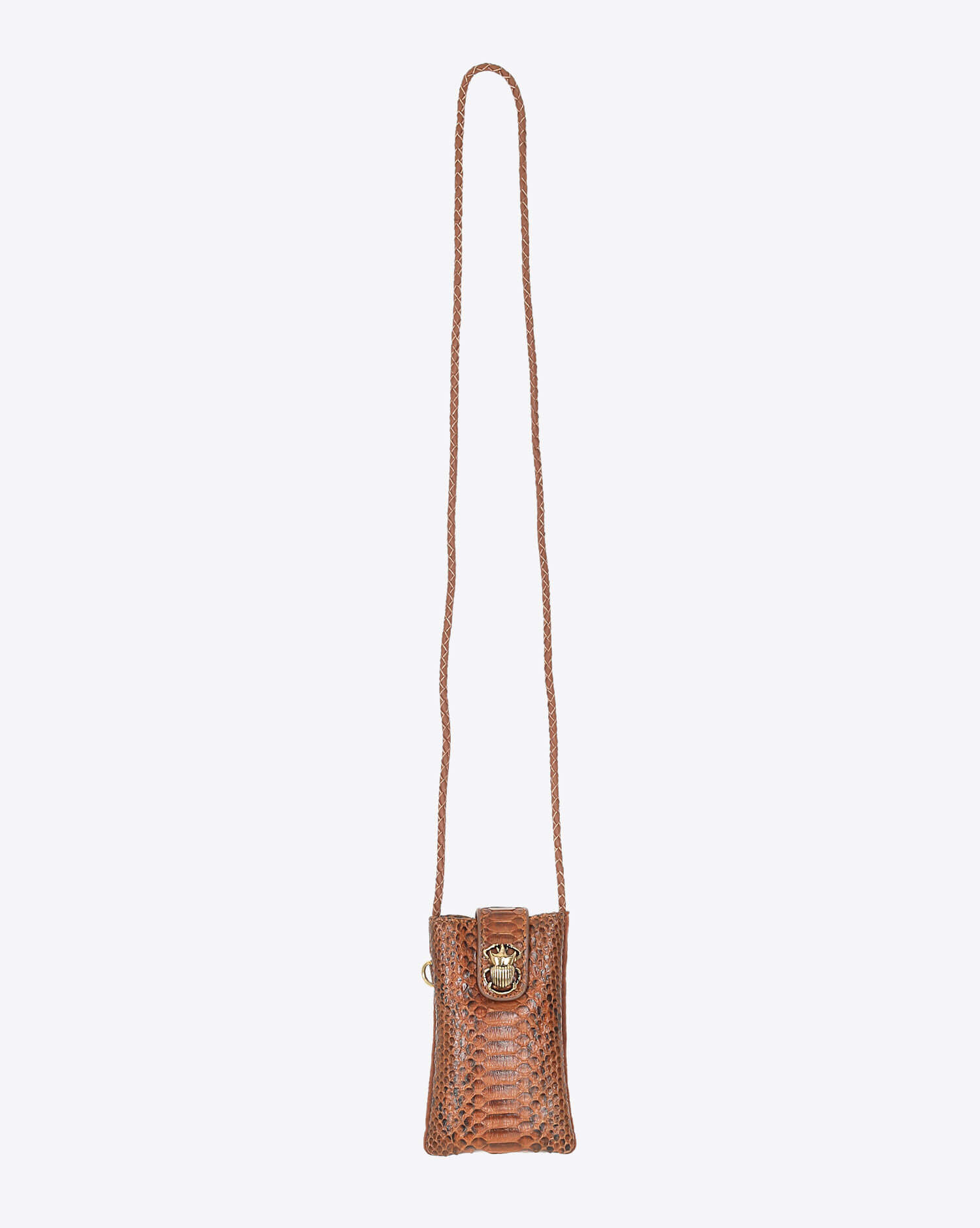 Claris Virot Etui A Telephone Marcus Python - Moka  