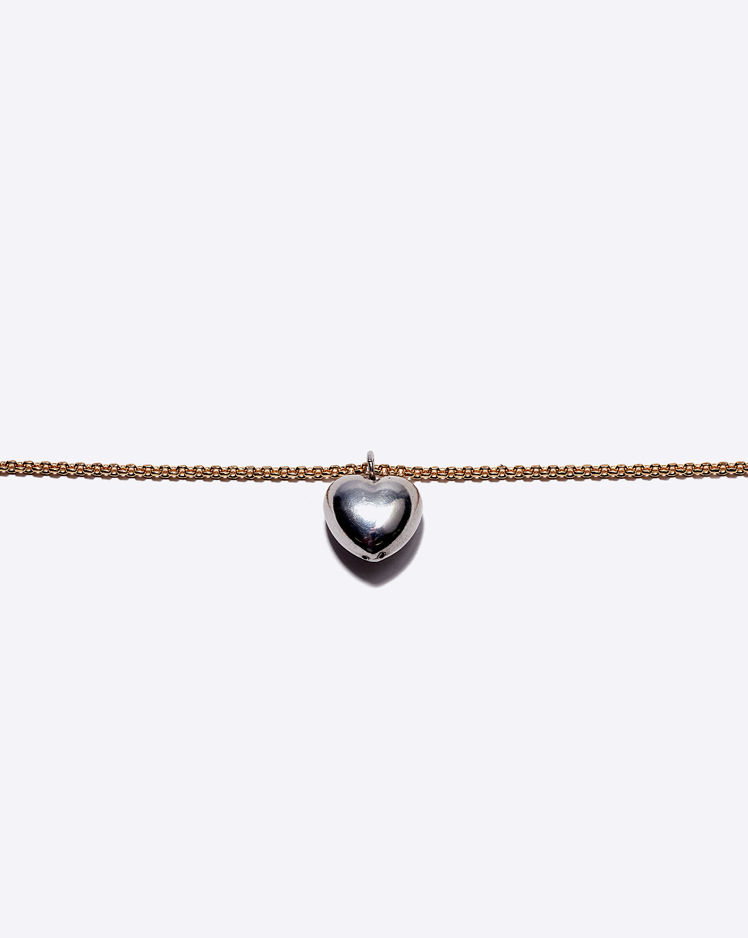 Anicet Collier Coeur – Argent et Plaqué Or