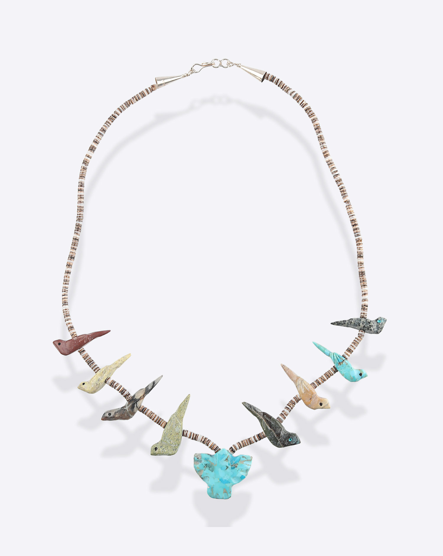 Harpo Collier Oiseaux Fétiches Court – Coquillage
