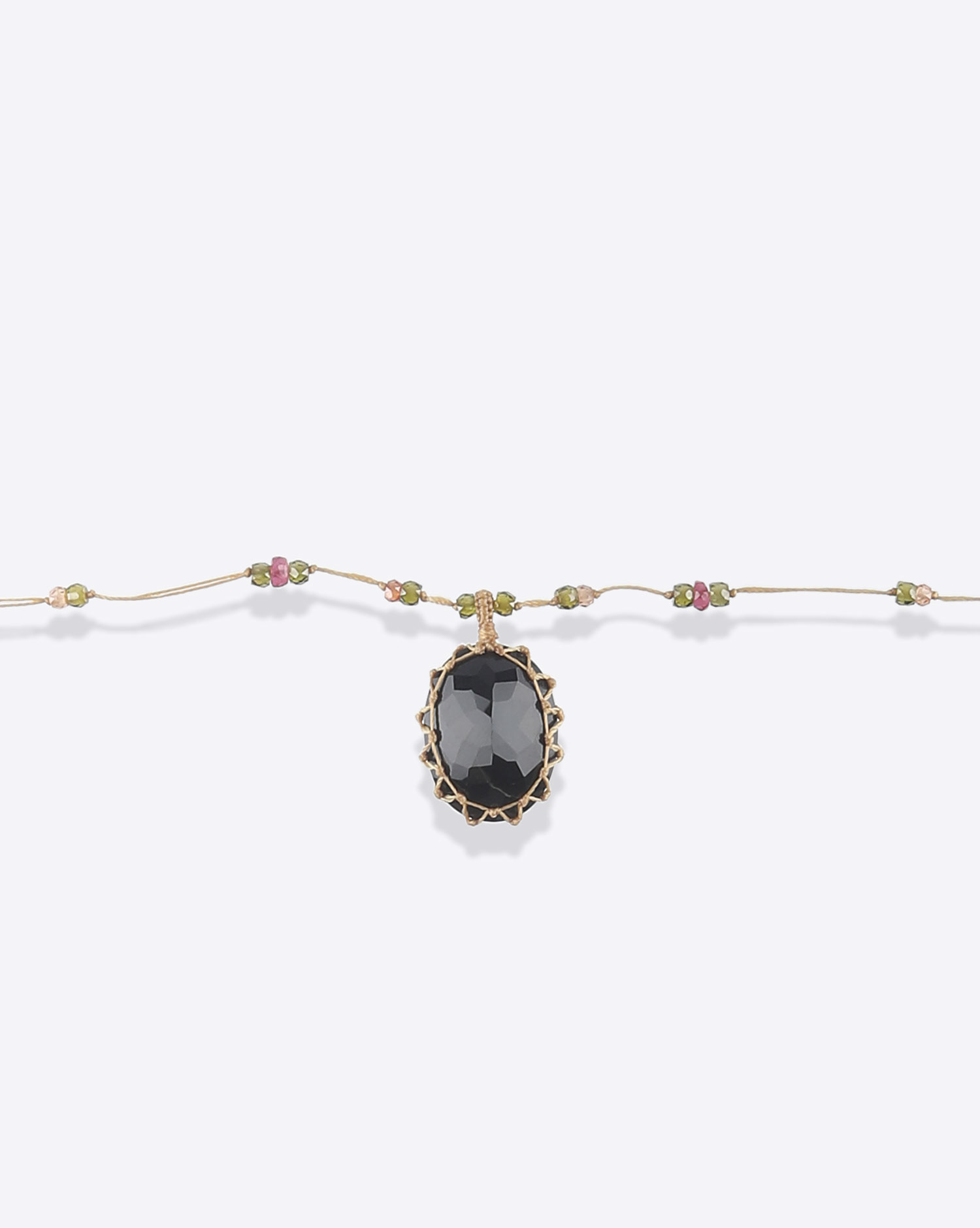 Sharing Collier Court Tibétain V - Onyx Black