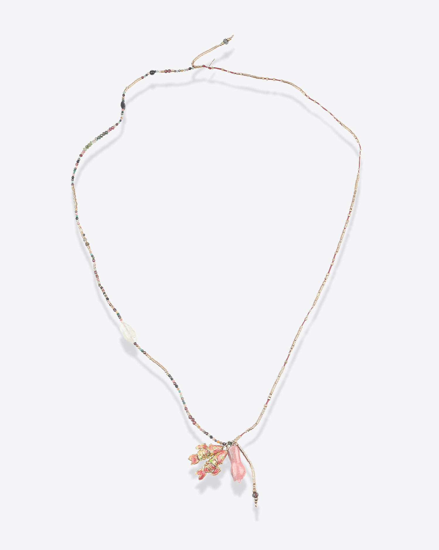 Gachon Pothier Collier Onyx Poissons double