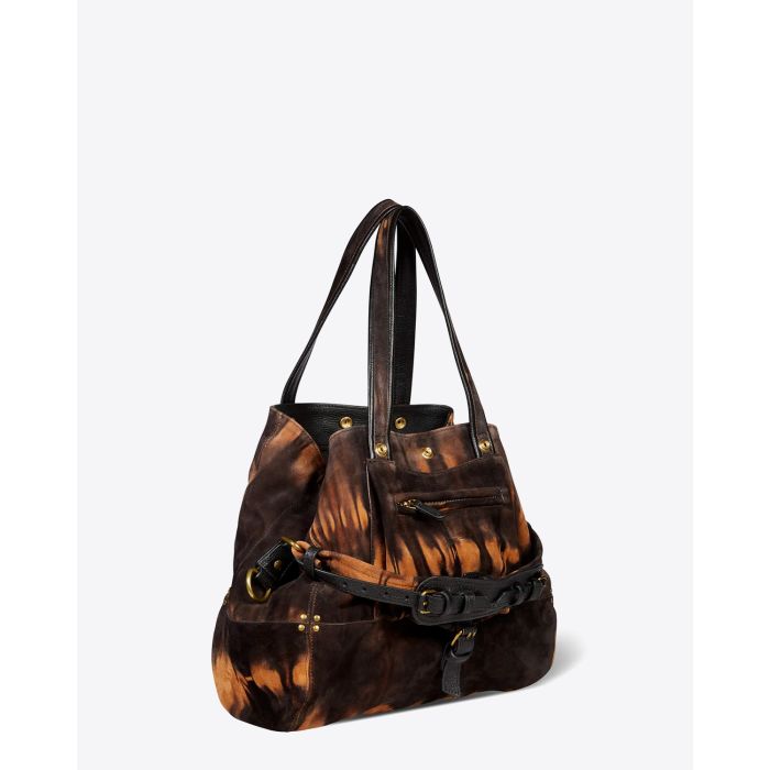 Billy M Split Suede Tie Dye Corail 