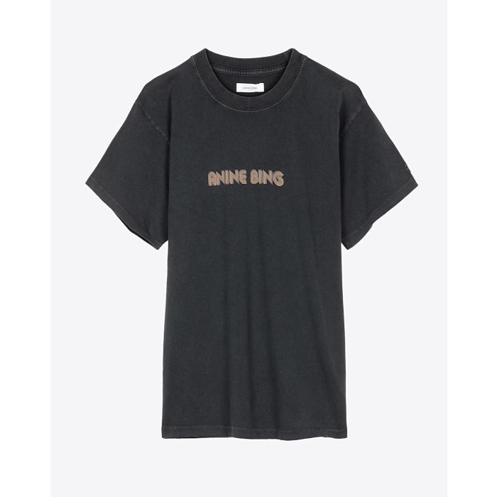 Anine Bing Lili Tee Retro Bing - Black  