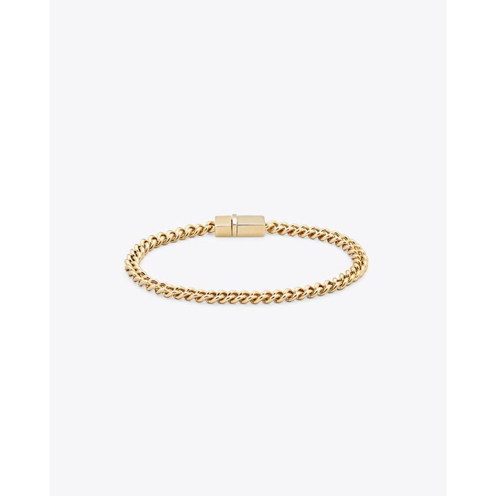 Tom Wood Rounded Curb Bracelet Thin - Gold  