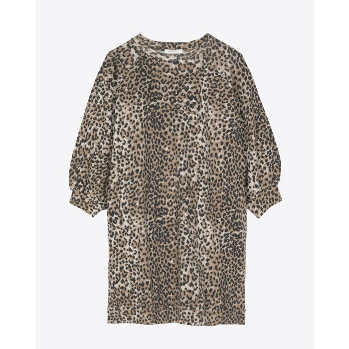Super Oversized Sweatshirt - Brown Leopard Ragdoll LA