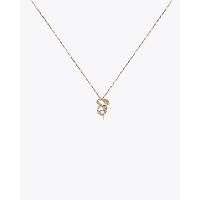 Feidt Collier Serpent - Or Jaune 18K et Diamants