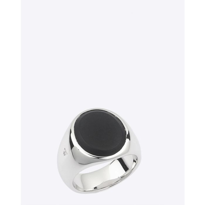 Tom Wood Oval Black Onyx - Silver  