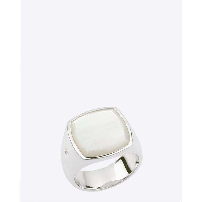 Tom Wood Cushion White MOP - Silver  