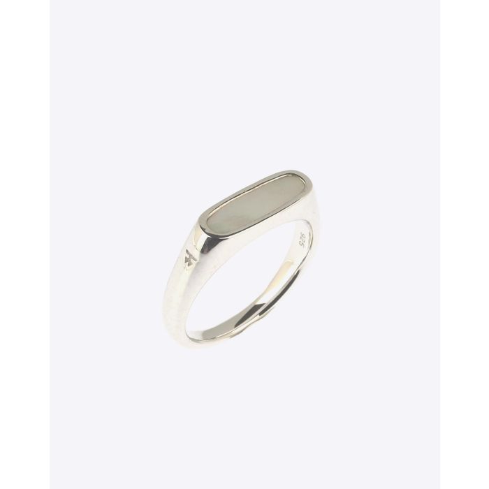 Bague Tom Wood Mario Ring White MOP  