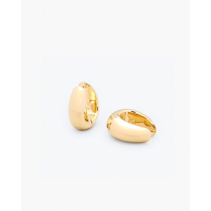 Tom Wood Ice Hoops Medium - Gold  