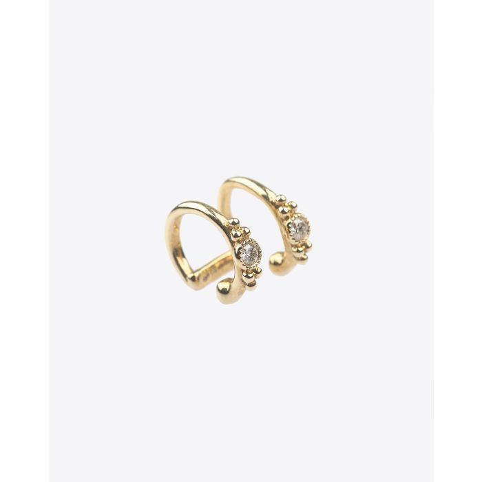 De Jaegher Earcuff Sunny Bubble - Or Jaune & Diamants - L'Unité  