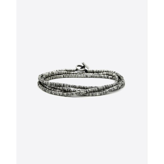 M.Cohen Bracelet 4 Tours Perles Blanches Multicolor - White