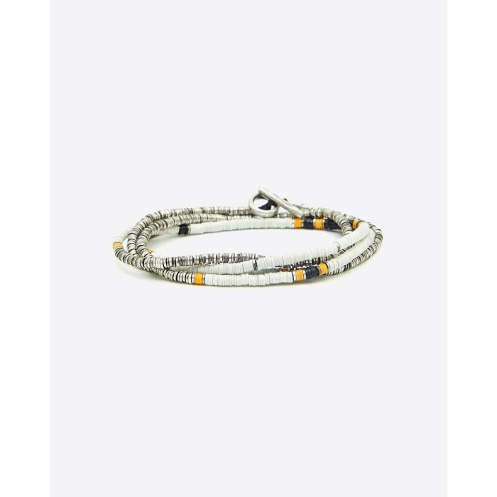 M.Cohen Bracelet 4 Tours Perles Noires Multicolor - Black
