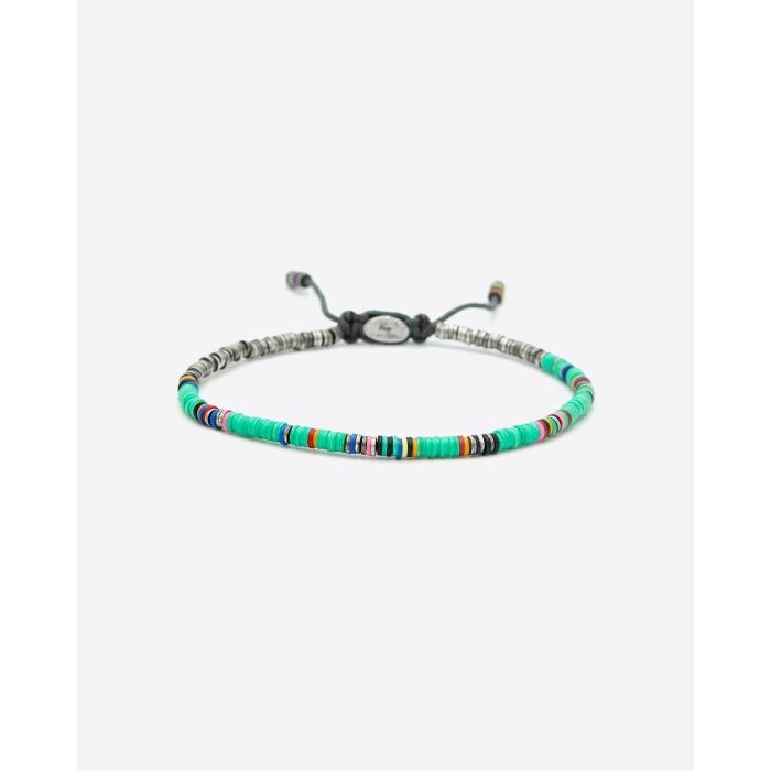 M.Cohen Bracelet Africain Mini Perles - Turquoise  