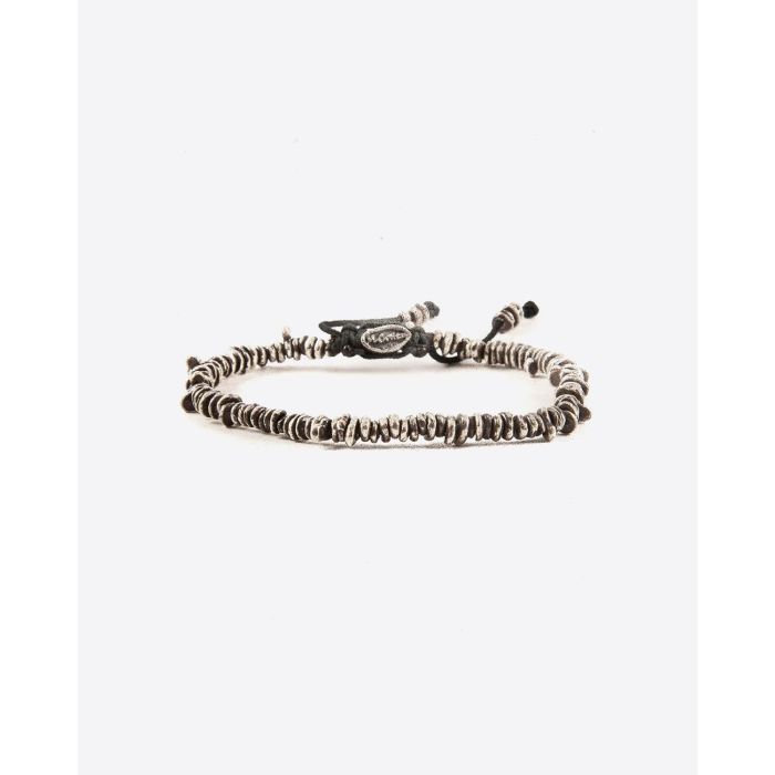 M.Cohen Bracelet Perles Rondes Argent - Labradorite