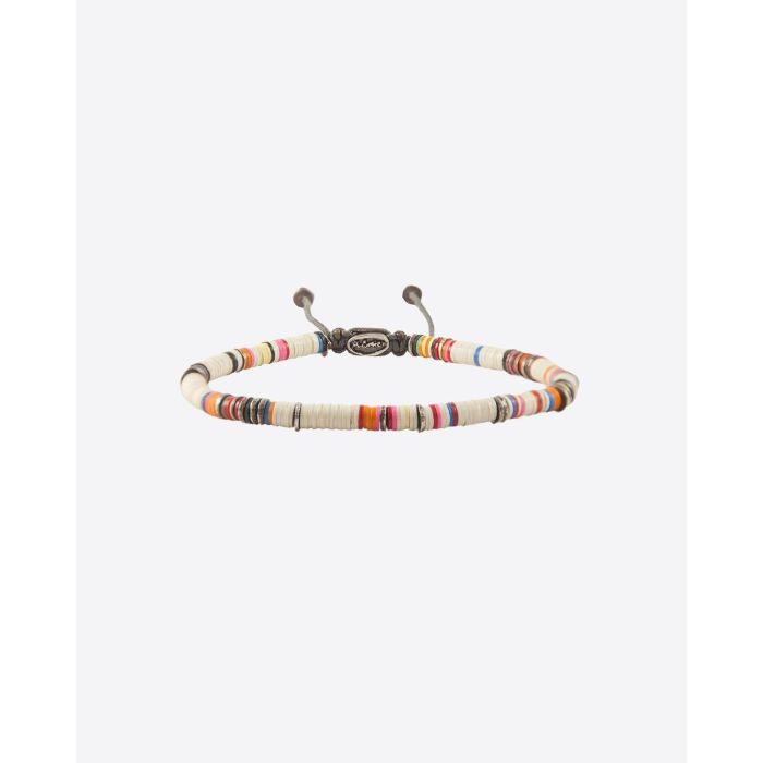 M.Cohen Bracelet Africain Disques - Vinyl White  