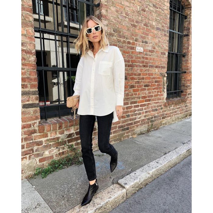 Anine Bing Mika Shirt - White   