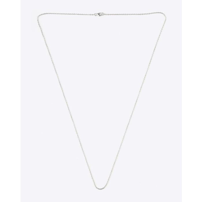 De Jaegher Chaine Argent Maille Forçat  Fine 55 cm