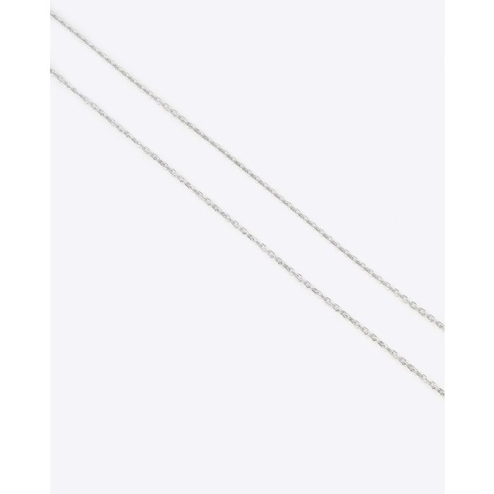 De Jaegher Chaine Argent Maille Forçat  Fine 55 cm  
