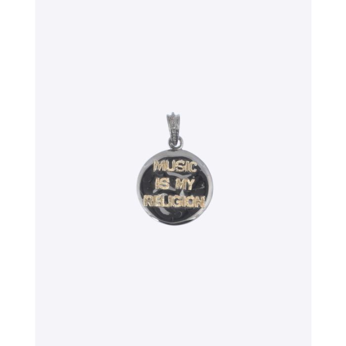 De Jaegher Pendentif Music  en Or Jaune et Argent.   