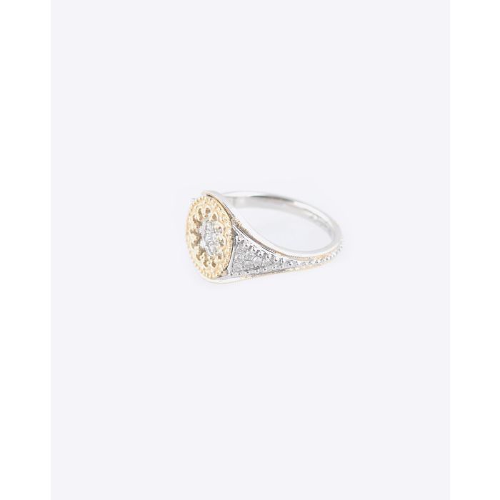 De Jaegher Ring Lovely - Or Jaune - Argent & Diamants Blancs  