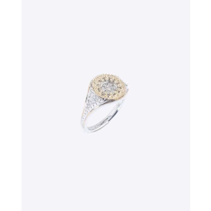 De Jaegher Ring Lovely - Or Jaune - Argent & Diamants Blancs  