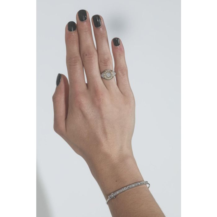De Jaegher Ring Lovely - Or Jaune - Argent & Diamants Blancs  