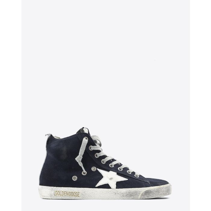 Sneakers femme Francy Classic Night Blue White 50517 Golden Goose. Profil. 