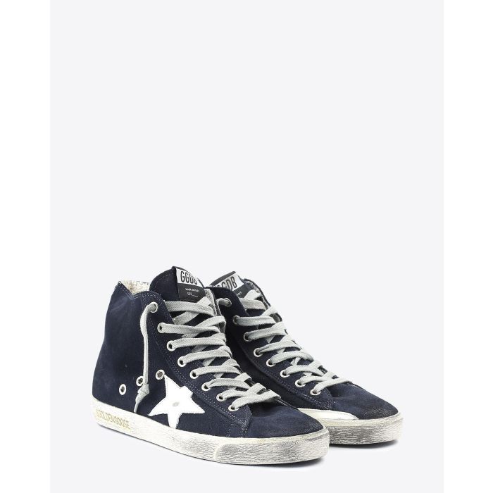 Sneakers femme Francy Classic Night Blue White 50517 Golden Goose. Face.