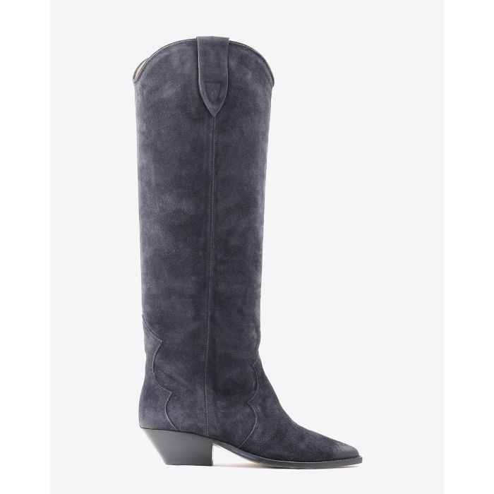 Bottes Denvee Isabel Marant Faded Black. Profil.  