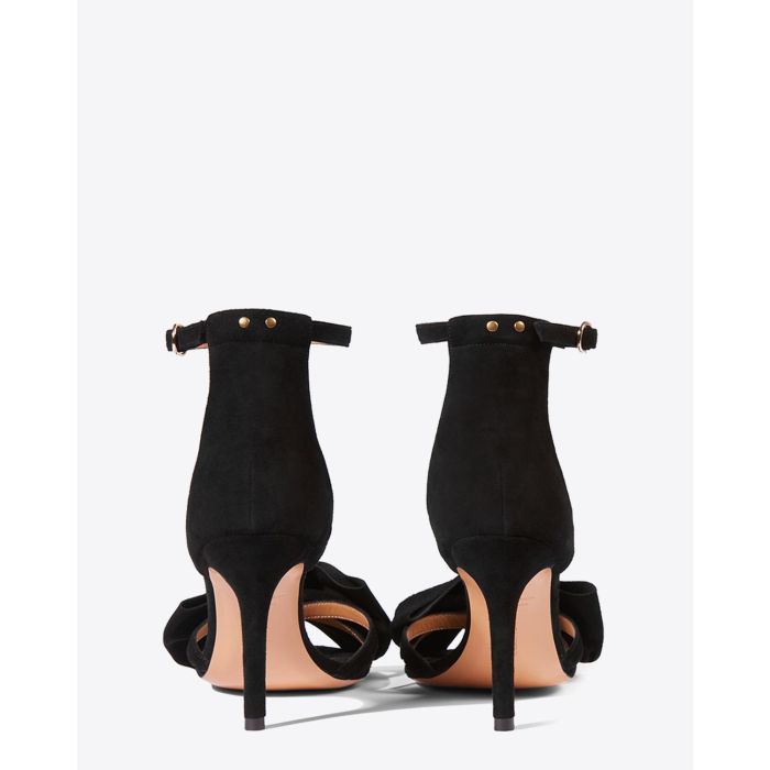 Jérôme Dreyfuss Chaussures Collection Sandales Isabelle Velvet Goatskin Noir  