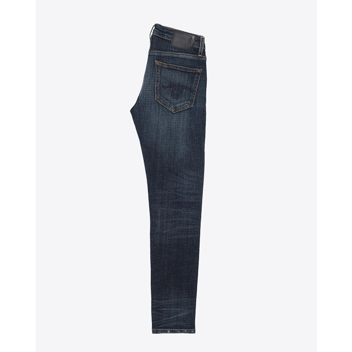 R13 Denim Permanent  Biker Boy - Howell Indigo  