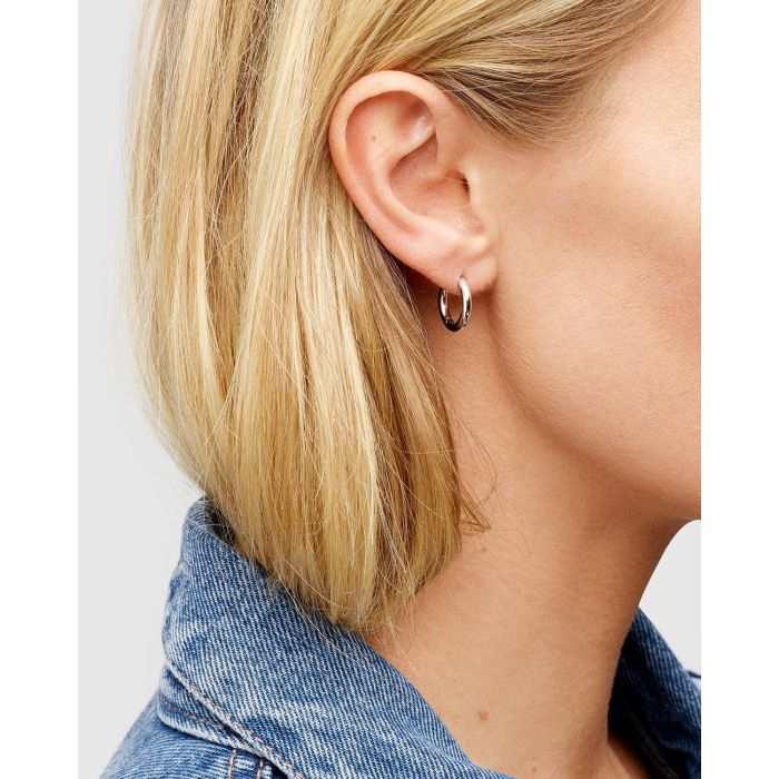 Tom Wood Classic Hoop Small - Silver  