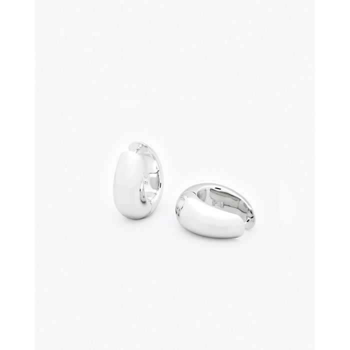 Tom Wood Ice Hoops Medium - Silver  