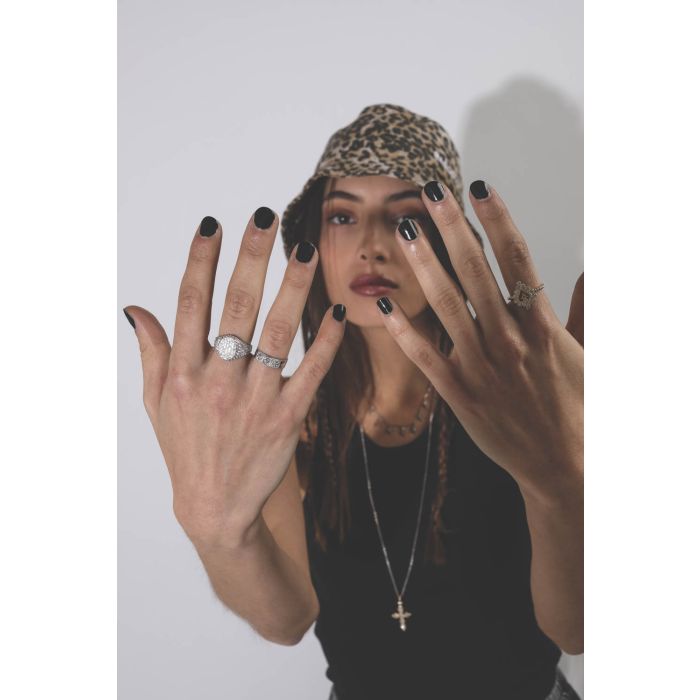 Bague Love Delight 2 en or jaune et diamants blancs Vanessa De Jaegher