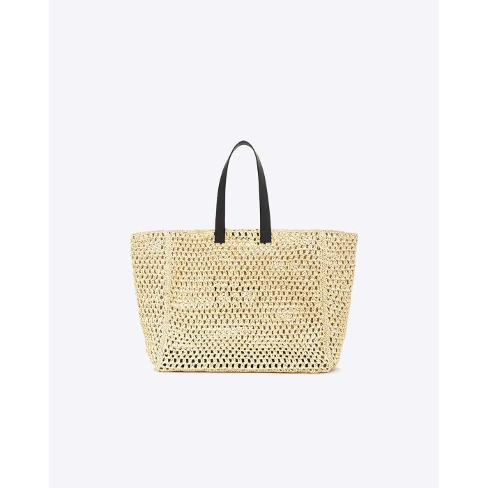 Sac large Rio Anine Bing tissé naturel. 