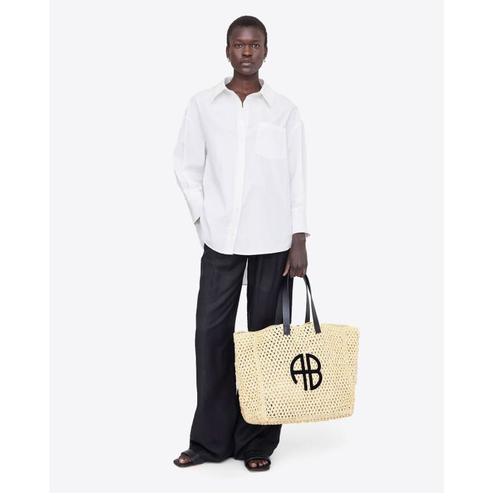 Sac large Rio Anine Bing tissé naturel. 