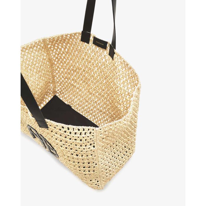 Sac large Rio Anine Bing tissé naturel. 