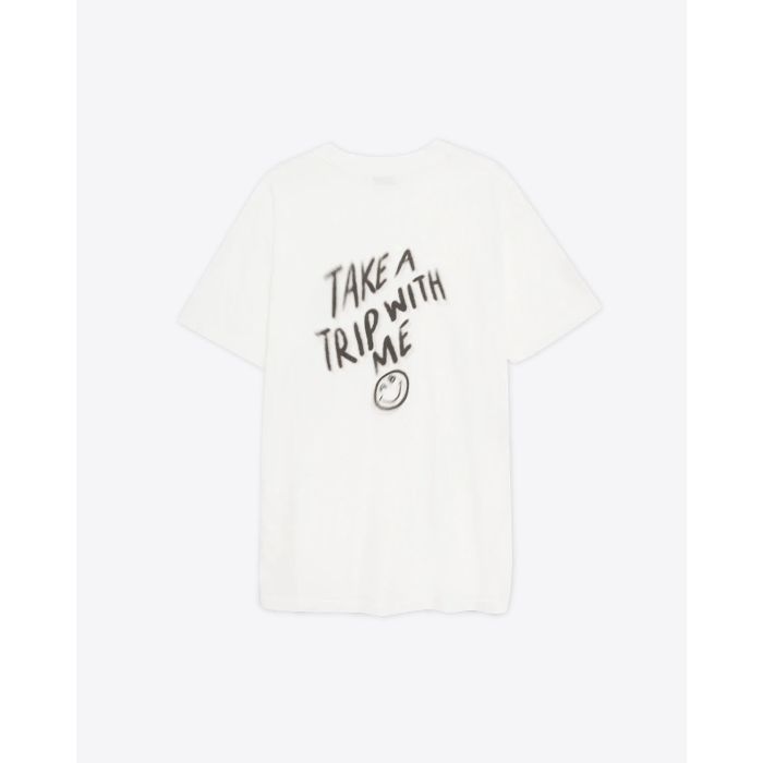 Tee-shirt manches courtes Walker Trip Anine Bing. Vue dos. 
