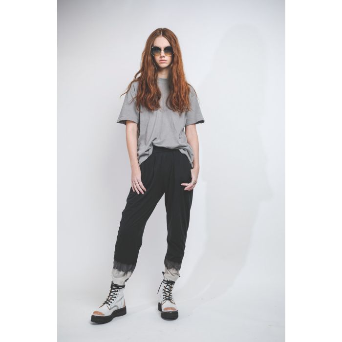 Anine Bing Ida Tee Palm - Washed Grey
