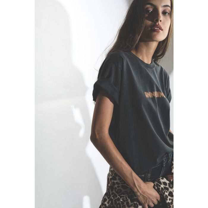 Anine Bing Lili Tee Retro Bing - Black