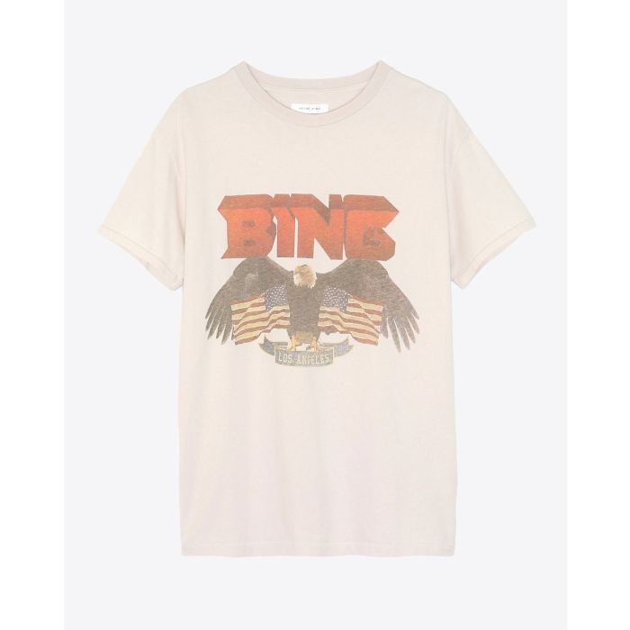 Tee-shirt imprimé Aigle Vintage Bing tee white Anine Bing.